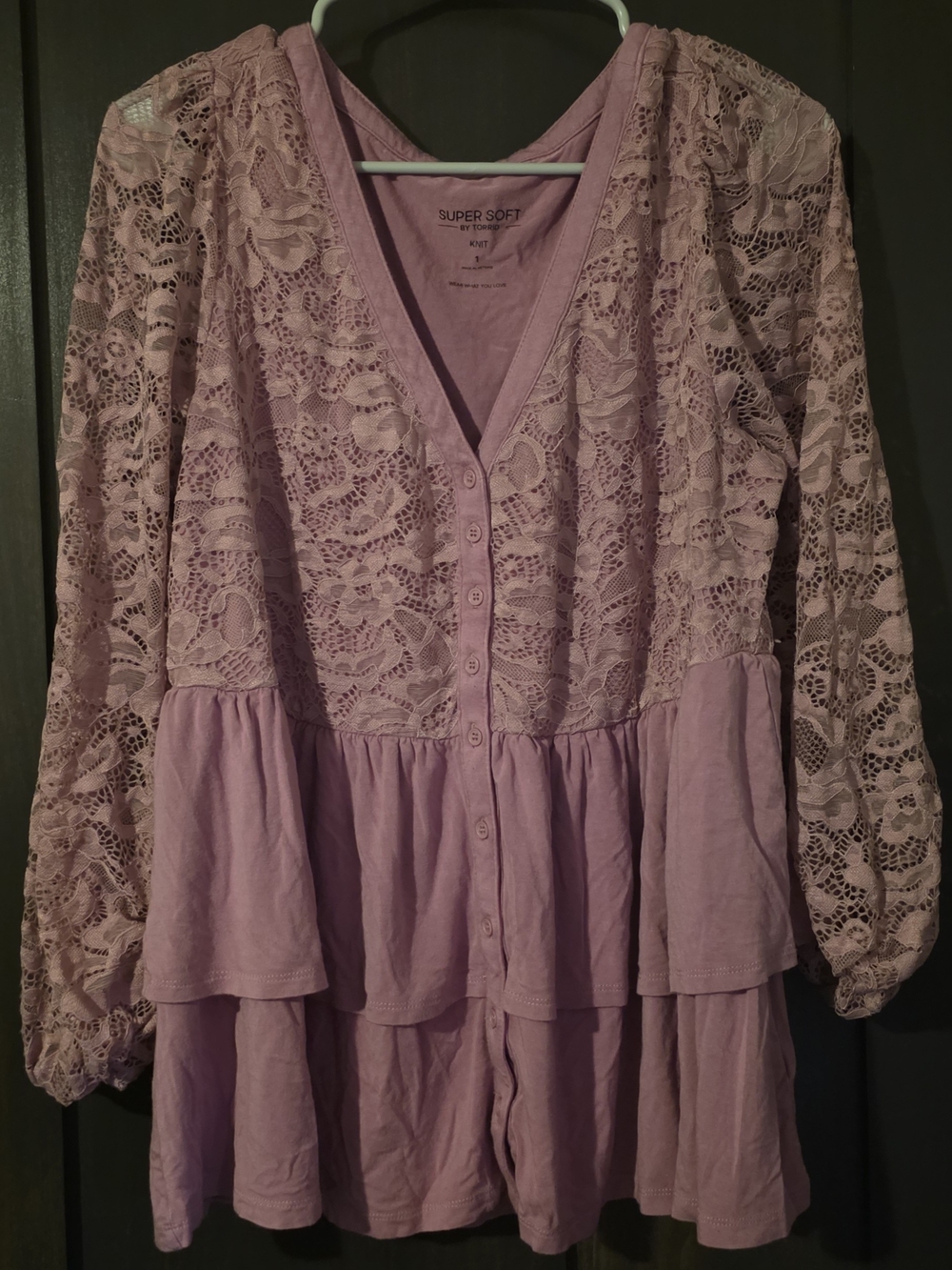 torrid Super Soft Knit Top in Mauve